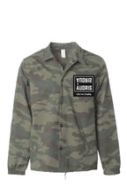 Load image into Gallery viewer, Water Resistant Windbreaker Coaches Jacket Camo