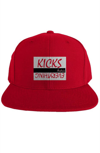 Red premium snapback