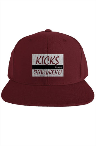 Maroon premium snapback