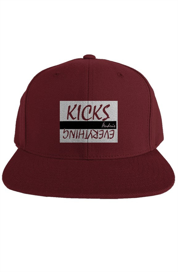 Maroon premium snapback