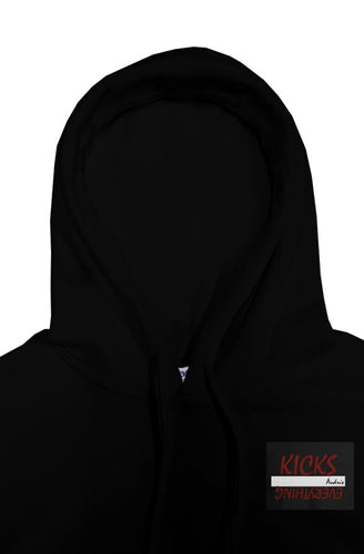 Side logo gildan pullover hoody