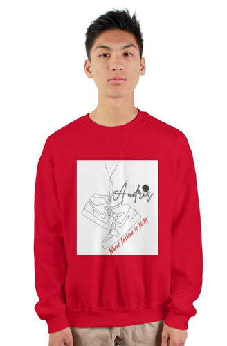 Red KO  heavy crewneck sweatshirt