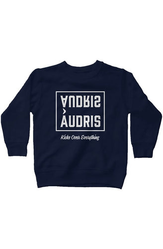kids fleece sweatshirt navy 