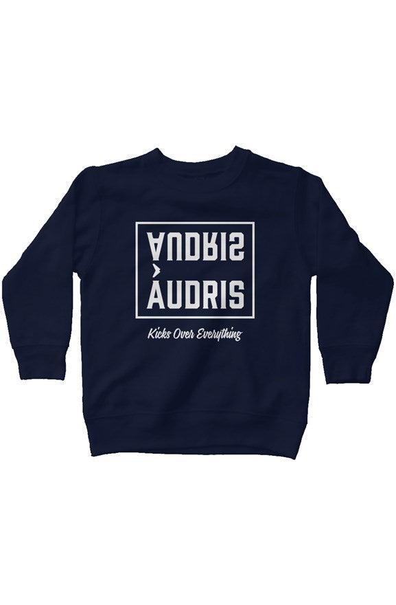 kids fleece sweatshirt navy 