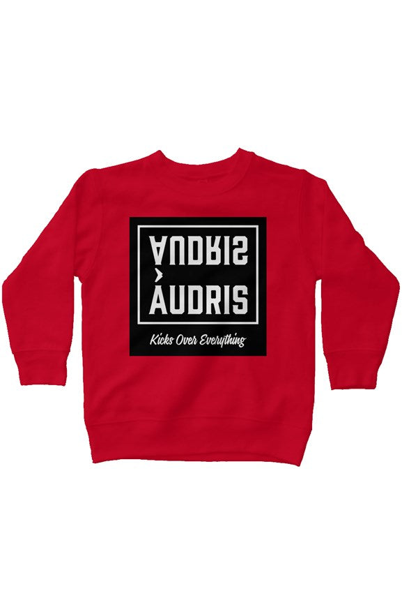 kids fleece sweatshirt red/black