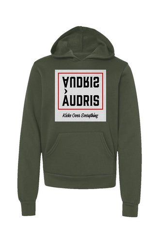 Youth Pullover Hoodie army green